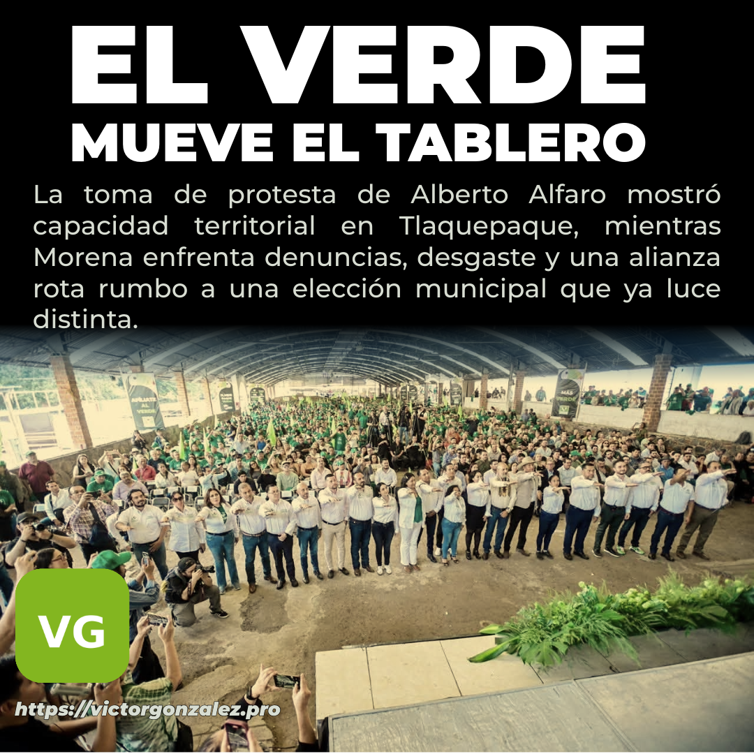 El Verde mueve el tablero